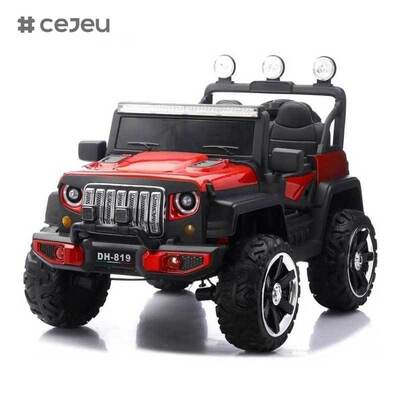 CJ-CHBB-DH-819 ABS de alta calidad para niños con batería de automóvil eléctrico con tracción a cuatro ruedas fuera de la carretera
