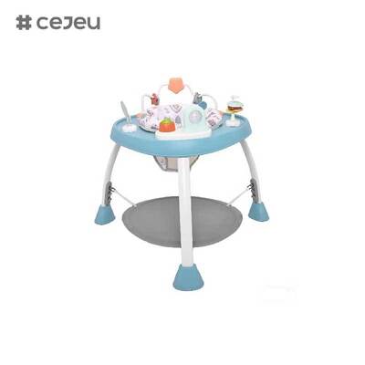 CJ-BST-BC10 playcenter& tabla de actividades con música y luces el reposapiés tiene tres ajustes de altura,también se puede poner en bandeja como plato de mesa