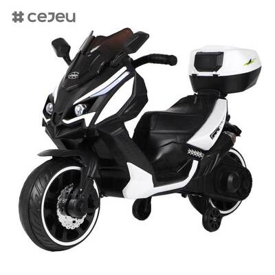 CJ-XL-1988  Motocicleta Eléctrica Unisex de 3 Ruedas con Batería Juguete de Paseo de Plástico Pequeño para Niños de 3 a 8 Años Modelo Más Nuevo Popular