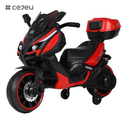 CJ-XL-1988  Motocicleta Eléctrica Unisex de 3 Ruedas con Batería Juguete de Paseo de Plástico Pequeño para Niños de 3 a 8 Años Modelo Más Nuevo Popular