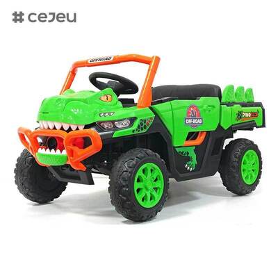 Coche eléctrico infantil CJ-JDY-GTS3366 con control remoto para niños de 2 a 4 años, a batería de 12V, de plástico, ligero, con MP3 y múltiples modos de juego