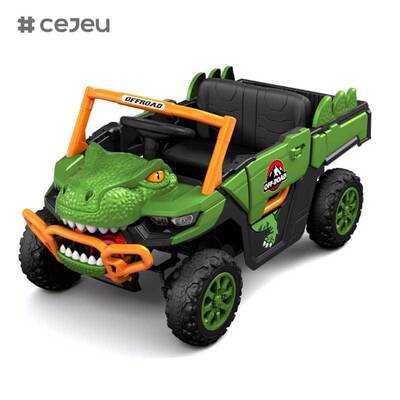 Coche eléctrico infantil CJ-JDY-GTS3366 con control remoto para niños de 2 a 4 años, a batería de 12V, de plástico, ligero, con MP3 y múltiples modos de juego
