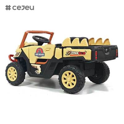 Coche eléctrico infantil CJ-JDY-GTS3366 con control remoto para niños de 2 a 4 años, a batería de 12V, de plástico, ligero, con MP3 y múltiples modos de juego