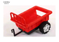 Tractor rojo de 6 ruedas del 162*56*48CM con la tolva desprendible con Bluetooth