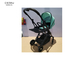Tela de lino ligera del cochecito de bebé del paraguas ajustable del reposapiés 300D para de 1 año