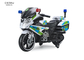 Paseo eléctrico de la moto de la policía de los niños 12V en el cuerno de las luces