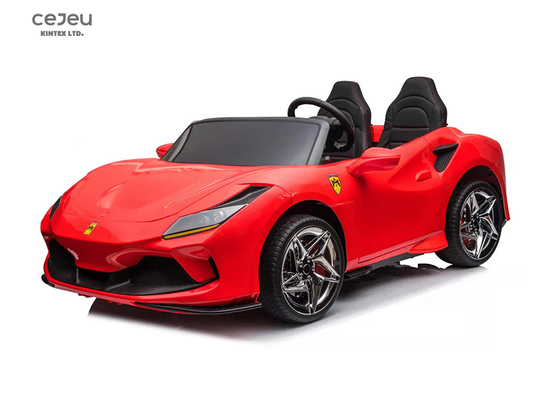 Toy Car With Leather Seats eléctrico de los niños con pilas