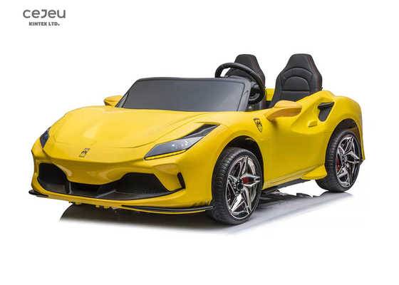 Toy Car With Leather Seats eléctrico de los niños con pilas