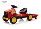 El tractor simulado eléctrico de los niños con Tow Bucke
