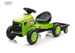 El tractor simulado eléctrico de los niños con Tow Bucke