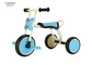 Cargamento azul púrpura 30KGS de EVA Wheel Portable Kids Tricycle